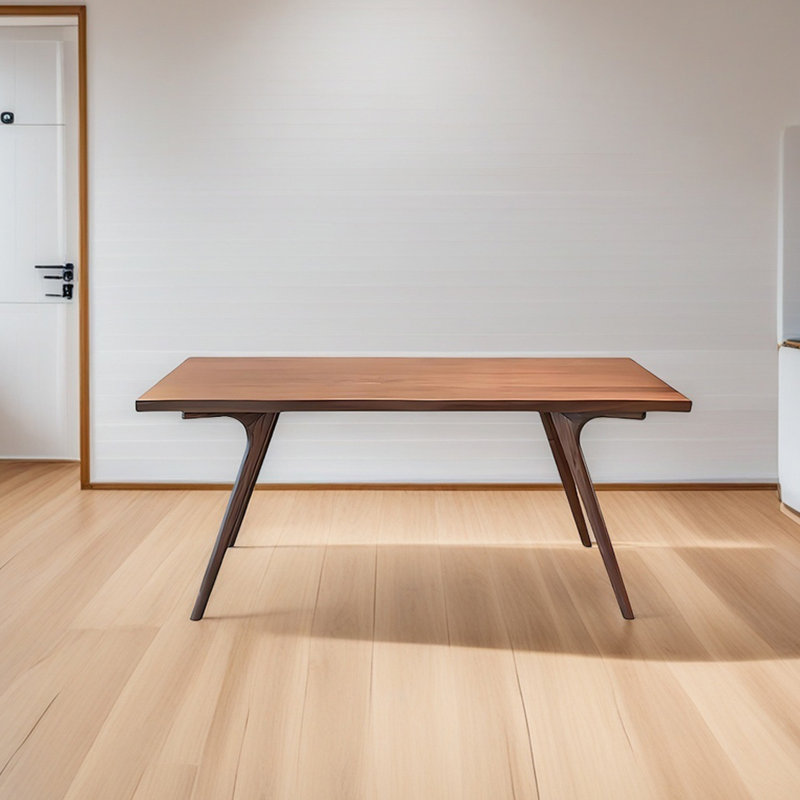 Simple solid wood table, 29.52"H x 86.61"L x 37.4"W