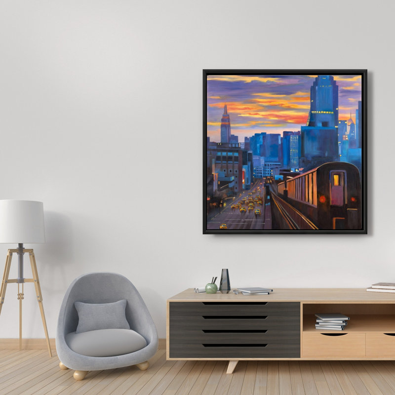 «Subway In New-york City» sur toile