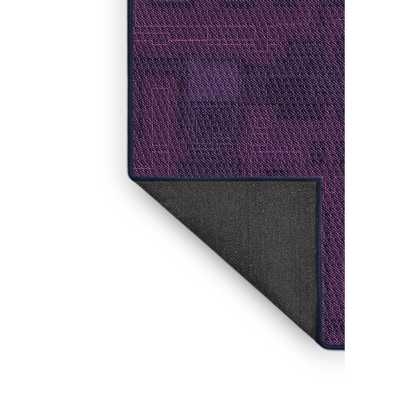 Tapis zone mauve en laine brysen, Rectangle 2 pi x 3 pi
