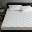 Surmatelas à poches profondes blanc-1648694158