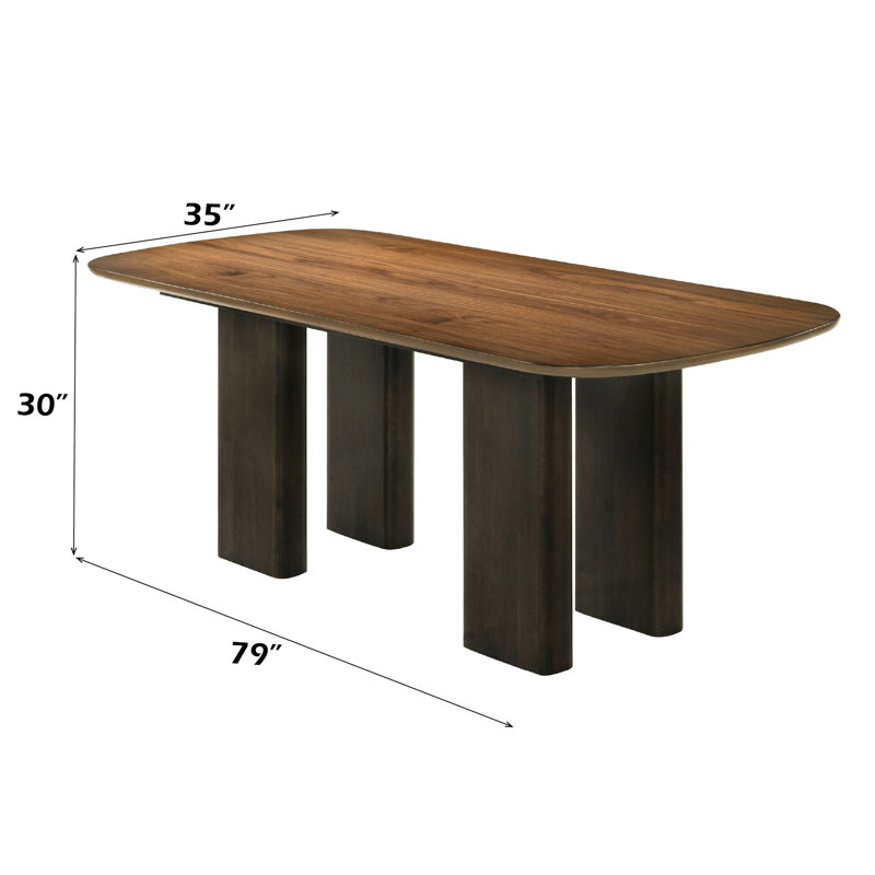 Rectangular Dining Table With Four Leg