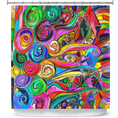 Abstract Shower Curtain