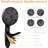 Oil Rubbed Bronze Shower System - 5 Mode High Pressure Rain Showerhead With Handheld, 60" Hose & Adjustable Bracket