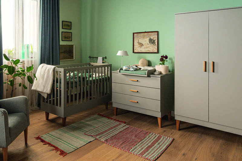 Jahn Kids 3 - Drawer Dresser, Light Grey