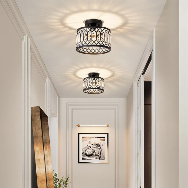 Plafonnier semi-encastré Modern Crystal