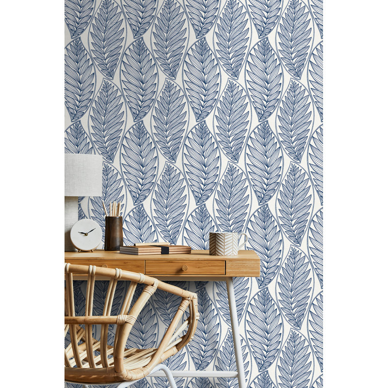 Rouleau de papier peint L 27 pi x l 27 po Bonfield, Gris havre