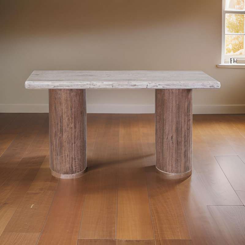 Console en bois massif Gaudencio