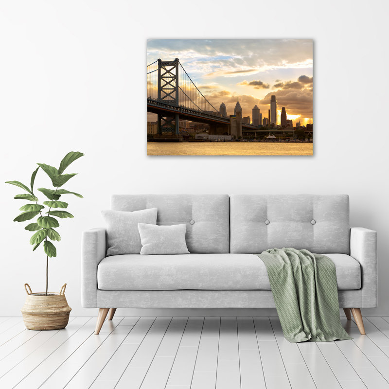 Philadelphia Bridge - Unframed Art Prints on Glass
