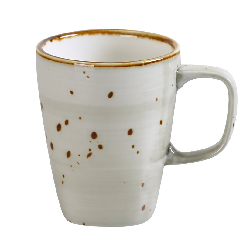 Lyon Porcelain Coffee Mug, Beige
