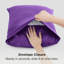 Ensemble de 2 taies d'oreiller en satin, 300 fils au pouce, GentleSoft ™-359644247-359644261
