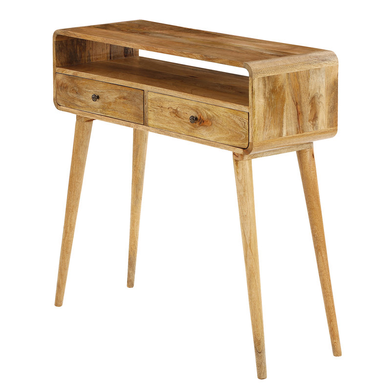 Addison 92cm Solid Wood Console Table, Oakish