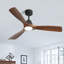 Karlena 52'' Modern Farmhouse Dimmable Ceiling Fan with LED Lights and Remote Control 3 Colours 6 Speeds Reversible Noiseless DC Motor-1857937382-1878036677