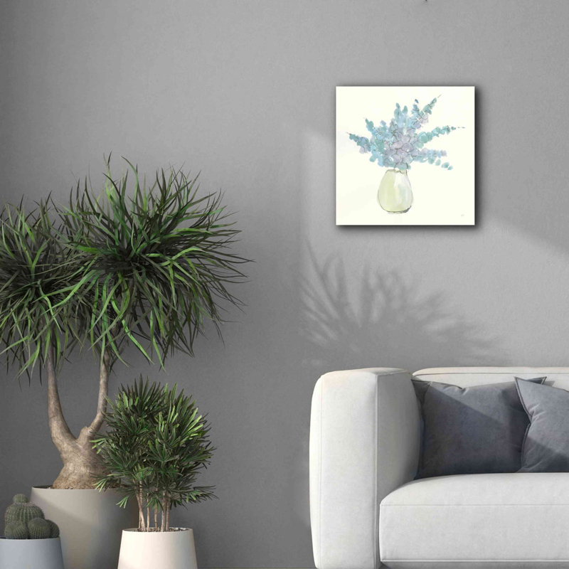 «Plant Eucalyptus IV» par Chris Paschke, estampe numérique sur toile, H 18 po x l 18 po x P 0,75 po