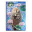 Art mural en verre acrylique épique «Otter» par Verena Wild, 16 po x 24 po-73363051