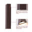 Rustic Walnut Dimmable Led Wall Light
