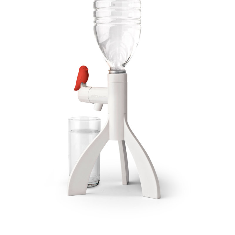 Monsour THIRSTY BIRD BTL 16 oz. Beverage Dispenser, Red