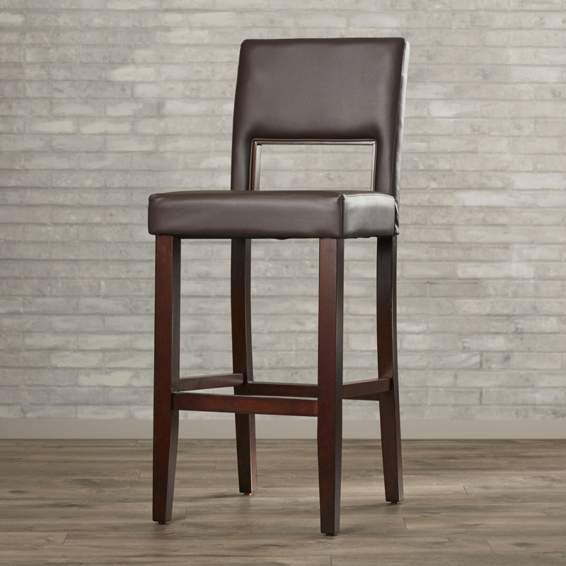 Tabouret de bar et de comptoir Veda, Tabouret de bar (assise de 30 po de hauteur), Bleu Aegean