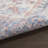 Machine Washable Oriental Blue/Red Area Rug-844340233