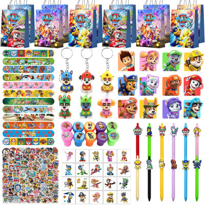 Paw Patrol Stationary Party Favours for Kids,147 Pcs Paw Patrol Birthday Party Stationary Goodie Gifts Supplies set