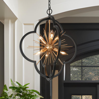 Kaylaa 6 - Light Sputnik/Cage Dining Room Chandelier
