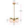 Yearby 3 - Light Dimmable Globe Chandelier