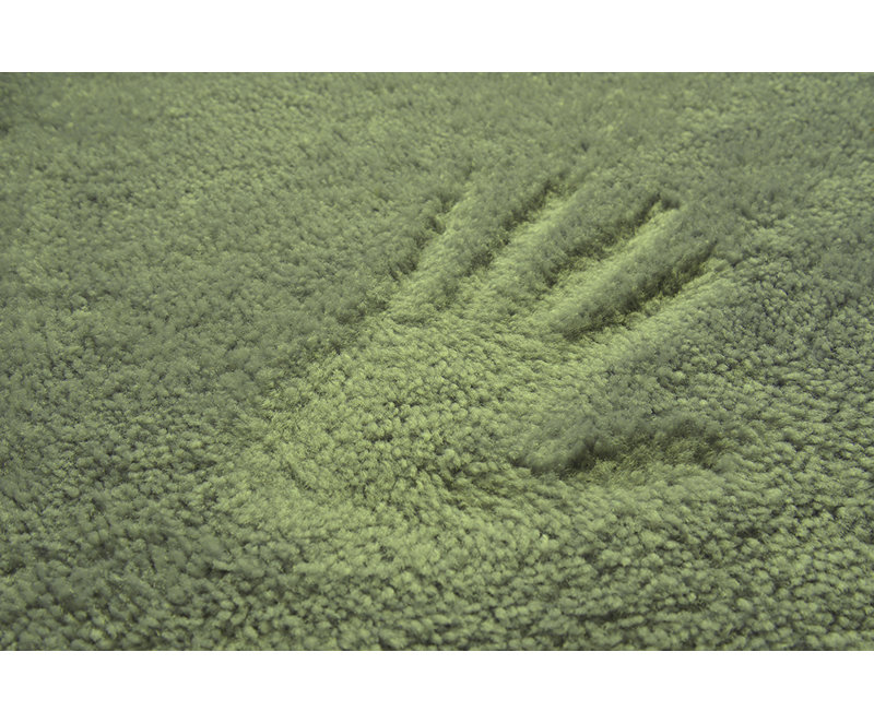 Mccluney Traditional Nylon 2 Piece Bath Rug Set with Non-Slip Backing, Green