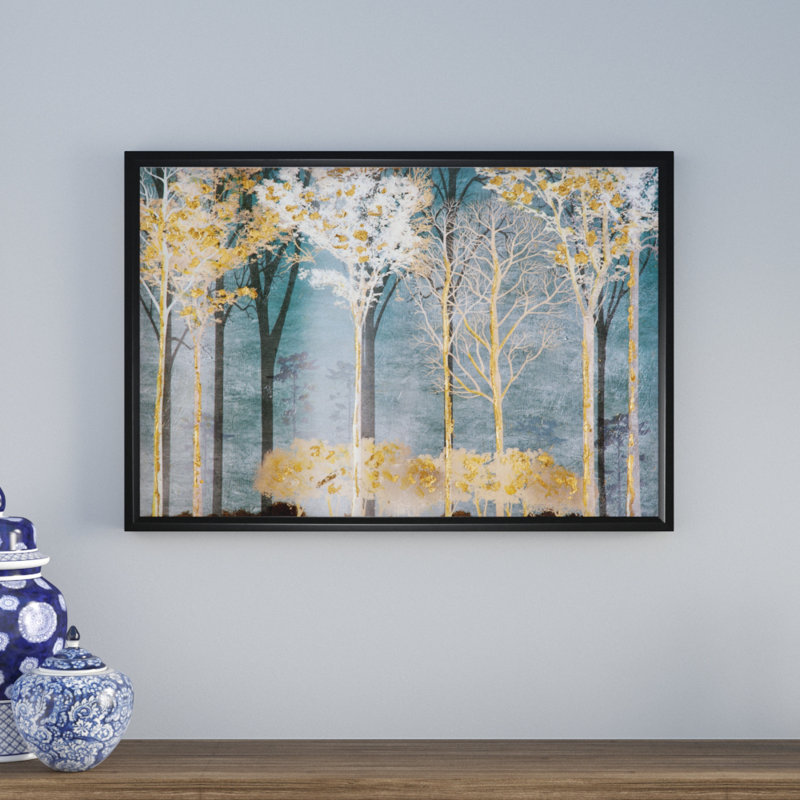 «Into the Woods», reproduction de peinture à l'huile sur toile tendue