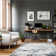 Tapis abstrait gris