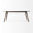 72" Dark Brown Solid Wood Dining Table