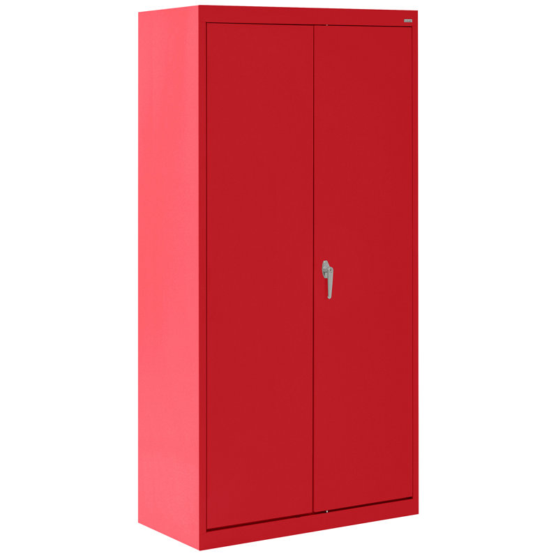 Armoire de rangement à 5 tablettes Classic Series, Rouge