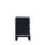 Table de chevet 2 tiroirs Livingston avec prises CA / USB
