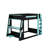 Full Size Wooden Gaming Bunk Bed With Desk, Shelves,USB And LED Light-384240746-384240757