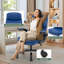 Fauteuil de bureau ergonomique à haut dossier avec support lombaire Aime, fauteuil de direction en cuir PU, fauteuil de jeu d'ordinateur-529012281