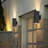 Alvisa Outdoor Wall Light in 2 Lights Dusk to Dawn with Aluminum