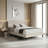 Jolande Contemporary Full Upholstered Bed with Curved Headboard-927115463-926579747