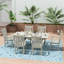 Ensemble de salle à manger rectangulaire pour 6 personnes 71 po Laguna-1792130944