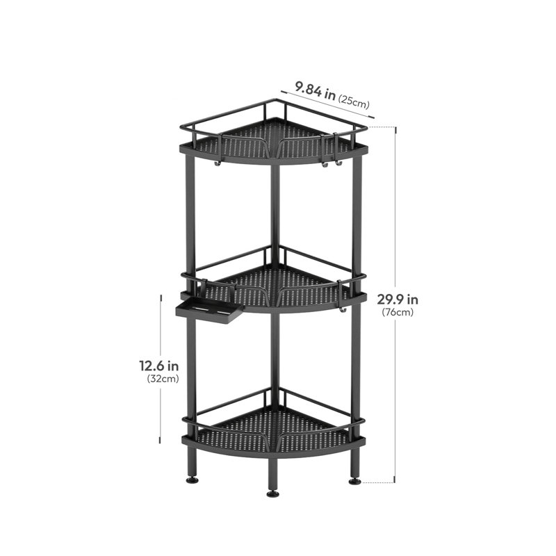 Freestanding Stainless Steel Shower Caddy