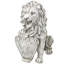 Statue de lion droit Castello di Rocca