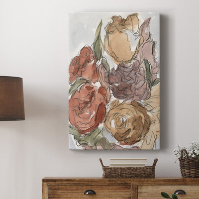 " Cropped Floral Arrangement II "