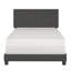 Lit plateforme en lin Boyd Sleep Milan | Tête de lit réglable | Structure en bois | Capacité de 700 lb | Style campagnard moderne-1852303864-1852303862