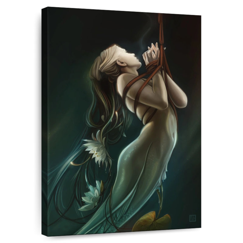 Kelan The Catch Mermaid, 30" H x 20" W