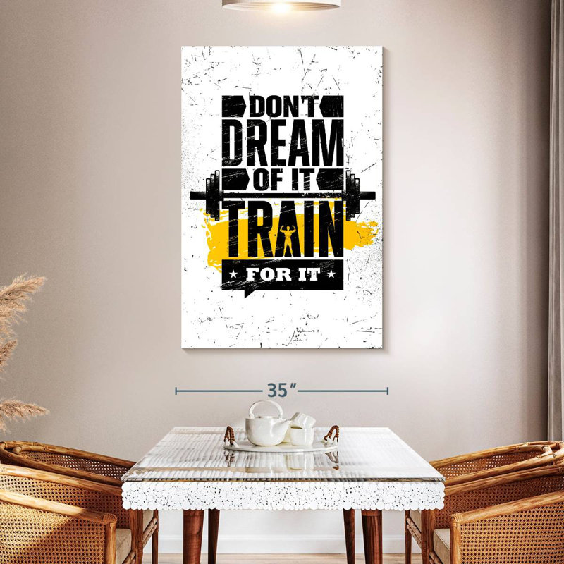 Kema Gym Motivational, 51" H x 34" W