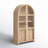 Stonewall 80” Solid Wood Curio Cabinet-127657292