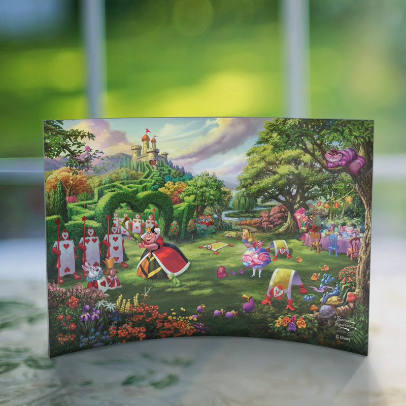 Imprimé acrylique incurvé Disney (Queen of Hearts)
