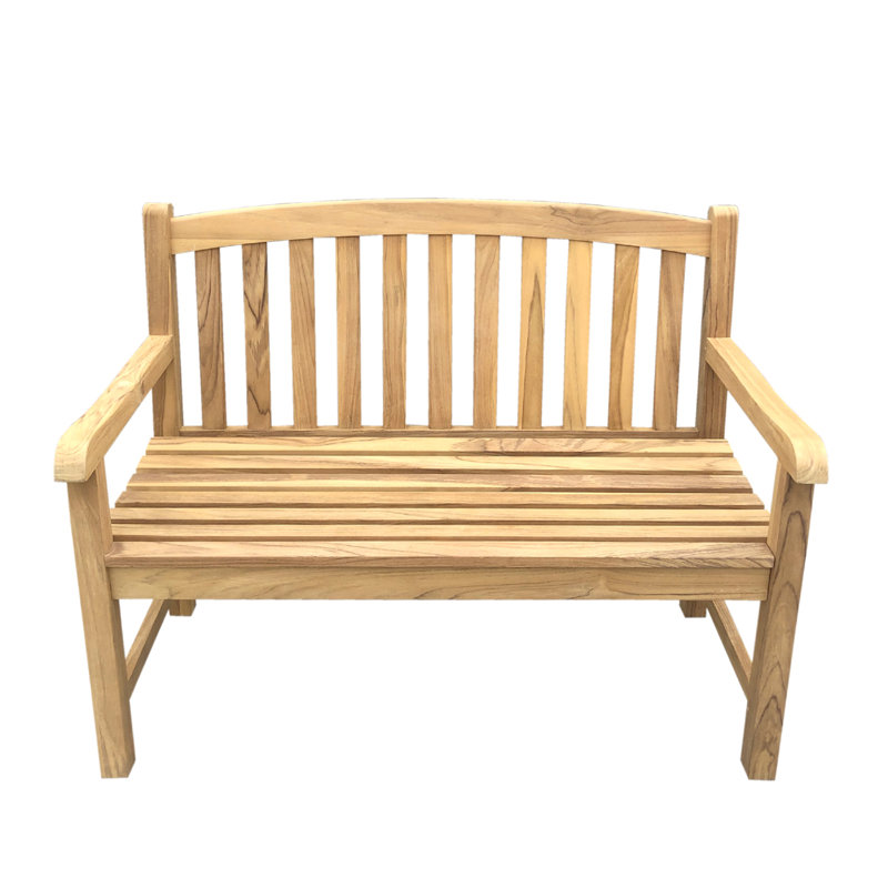 Banc pour 2 personnes Teak Capt, H 37,5 po x l 50 po x P 25 po