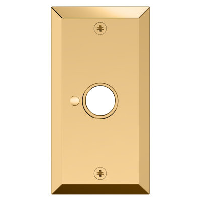 R056 Beveled Rectangular Rose Privacy