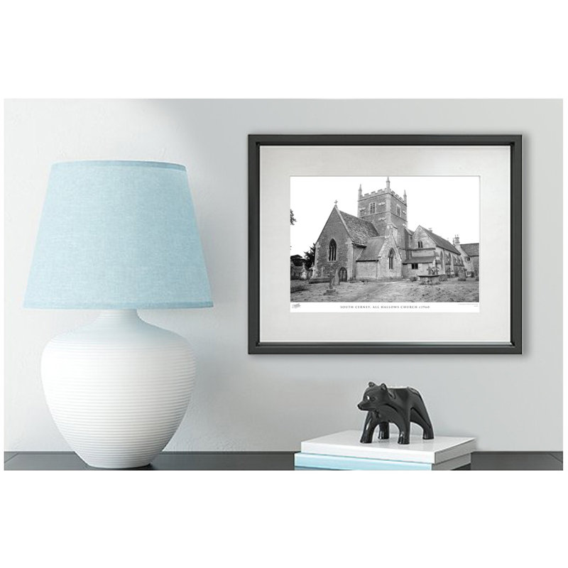 South Cerney, All Hallows Church C1960 by Francis Frith - Single Picture Frame Print, 28cm H x 36cm W x 2.3cm D