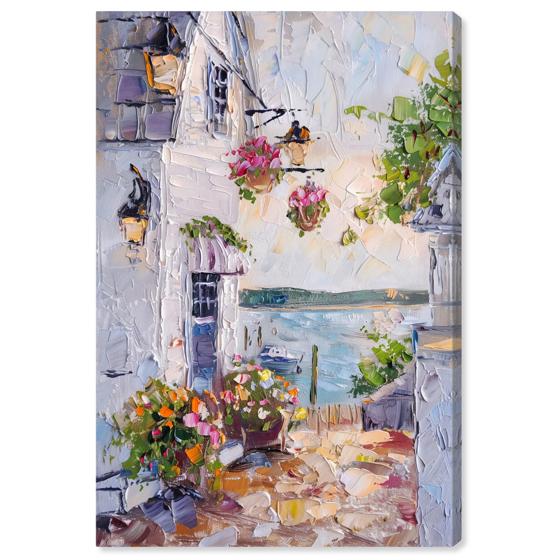 «Harbor Hideaway I», toile par Art Remedy, H 15 po x l 10 po, Toile tendue, Toile tendue
