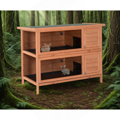 Cage à lapin en bois