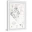 Carte rétro du Nevada - impression encadrée-1952048656